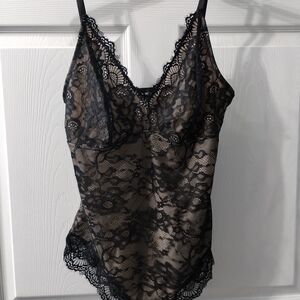 Elegant Black Lace Slip